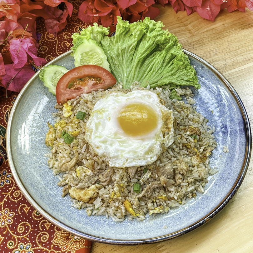 Egg Fried Rice with Chicken image