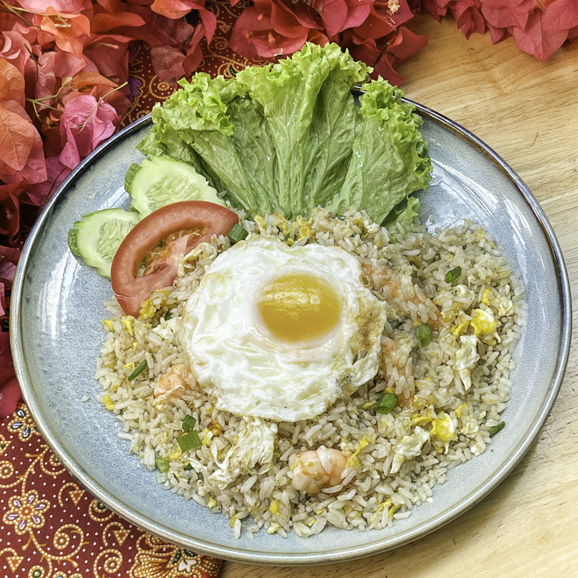 Egg Fried Rice with Prawns image